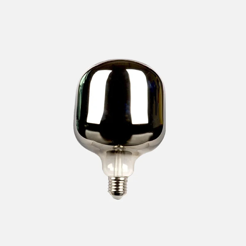 Letifly Lights & Decor - The Smoke Spiral Filament Bulb - Mirror gray LED filament bulb with decorative spiral filament and warm ambient glow