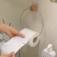 Birch Ring Paper Towel Holder-Letifly Lights and Decor