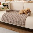 Pet Bed Quilted Plush Sleeping Mat with Bolstered Edges Soft Indoor Pet Lounger for Cats and Small Dogs - Letifly Lights and Decor
