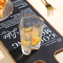 Nordic Lead Free Hammer Pattern Heart Shape Lovely Clear Glass Tumbler Cup with Gold Rim 210ml 7oz Cups for Lovers 1 Pc-Letifly Lights and Decor