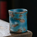 Coarse Pottery Coffee Cup rustic japanese ceramic coffee cup handmade pottery espresso mug