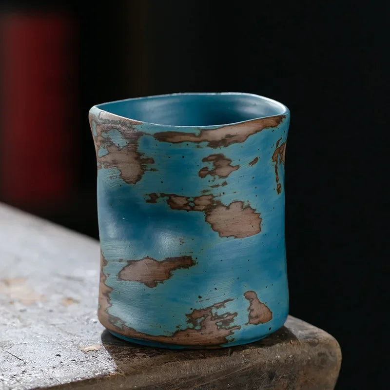 Coarse Pottery Coffee Cup rustic japanese ceramic coffee cup handmade pottery espresso mug