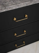 Antique Brass Furniture Handles with Backplate Wardrobe Kitchen Cupboard Cloakroom Bedside Cabinet Handle Bedroom Accessories-Letifly Lights and Decor