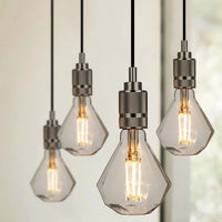 Vintage Edison Led Bulb G95 Dimaond 4W Led Filament 2700Kelvin Warmth Glow Specialty Decorative Light Bulb 110V 220V-Letifly Lights and Decor