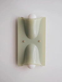 Modern Wall Sconce Curved Design LED Light Single Double Head Ambient Lighting