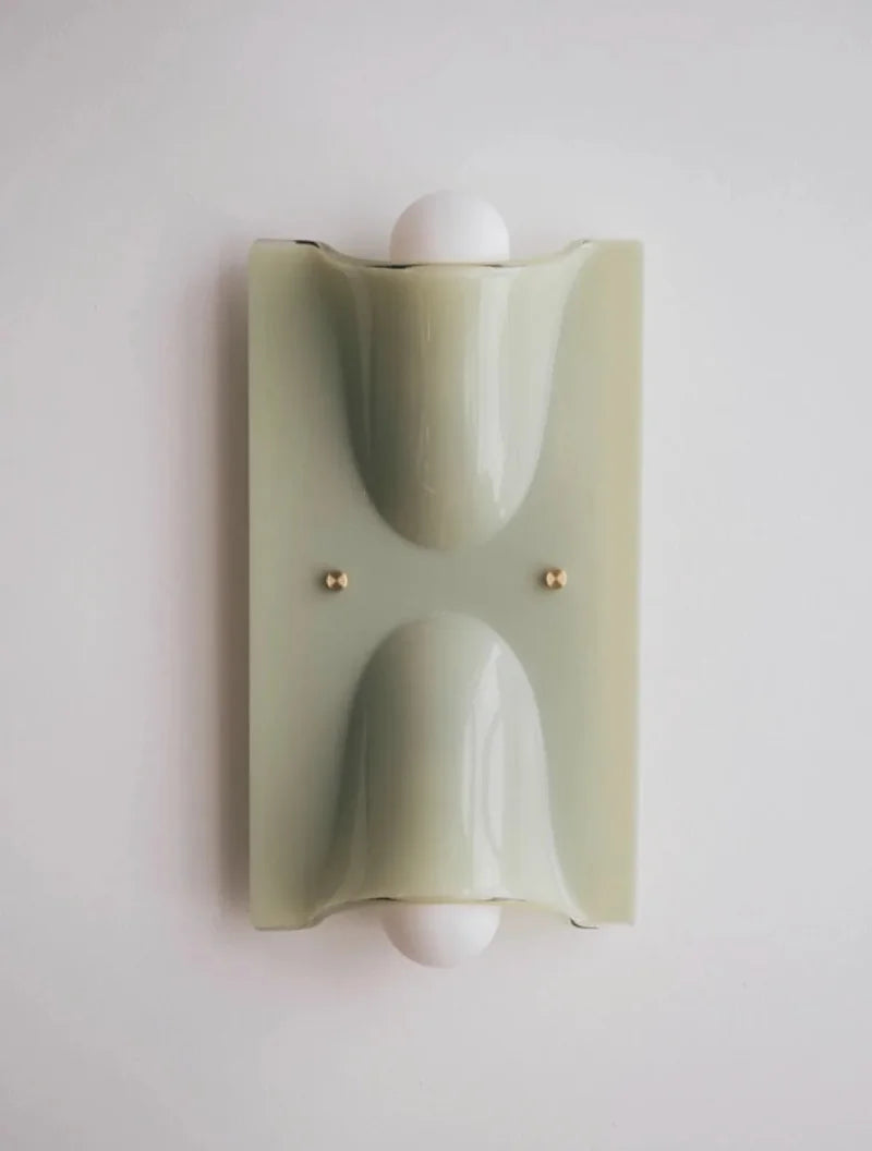Modern Wall Sconce Curved Design LED Light Single Double Head Ambient Lighting