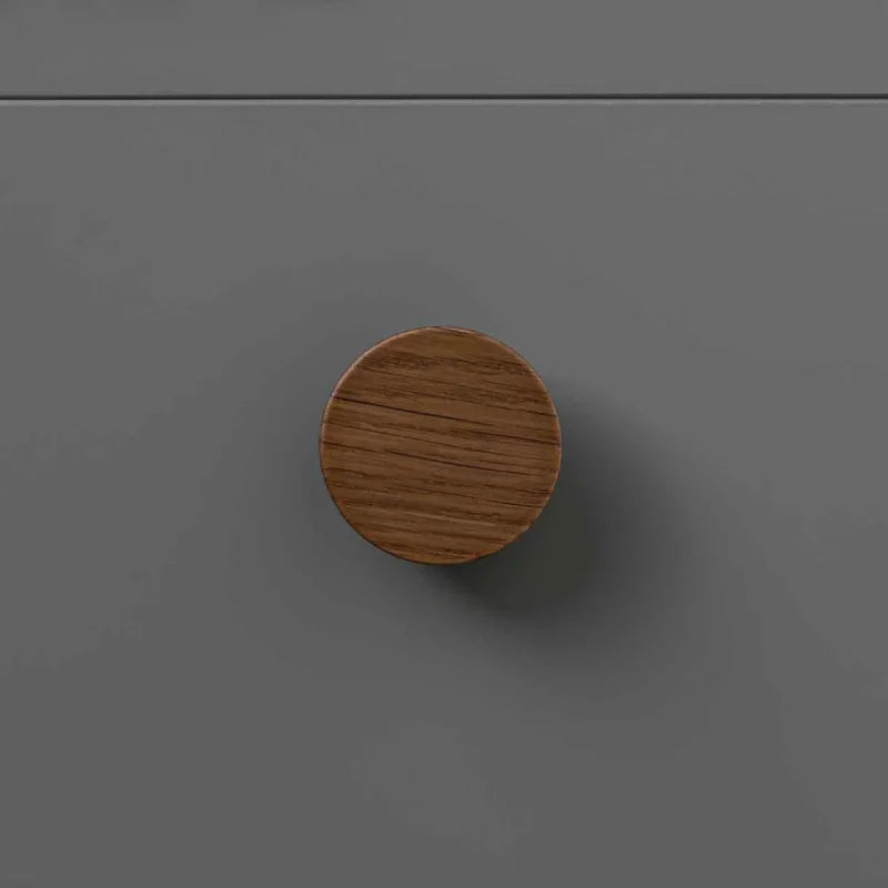Wood Round Pull Knobs Natural Wooden Dresser Drawer Wardrobe Handle and Knobs For Cabinet Handle Furniture Hardware-Letifly Lights and Decor