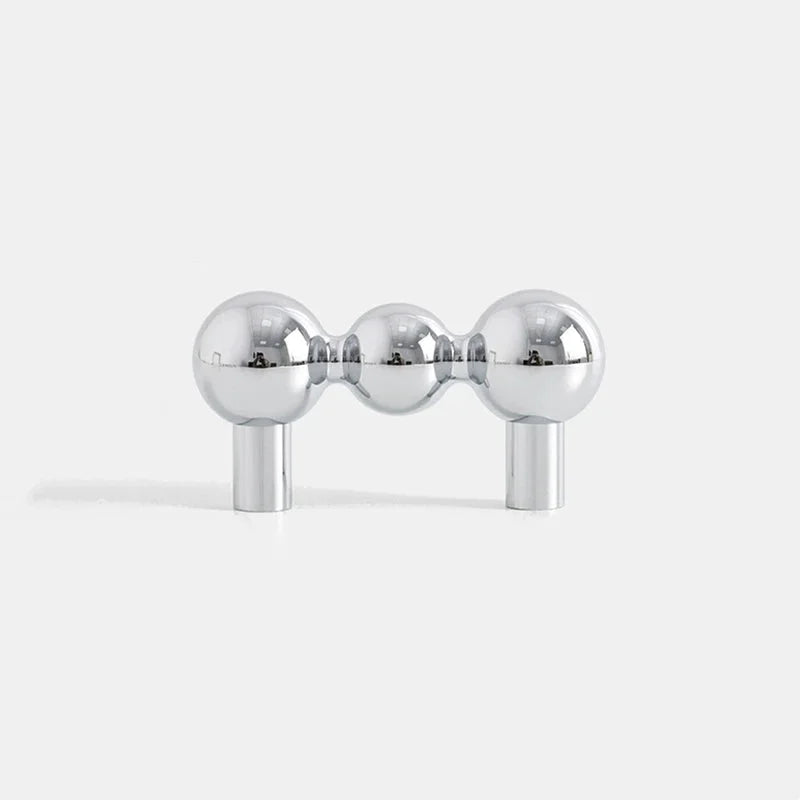 Furniture Handles Bedroom Brass French Silver Wardrobe Door Handle Cabinet Door Shoe Cabinet Drawer Kitchen Brass Small Handles-Letifly Lights and Decor