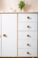 Ball Knob Drawer Pulls Natural Walnut / Ash / Beech Decor Ball Kitchen Cabinet Handles Simple Wooden Furniture Hardware-Letifly Lights and Decor