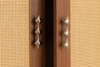 Letifly Lights & Decor - Nova Cabinet Pull - Solid Brass Cabinet Handle Polished Titanium Silver Star Pull Hardware