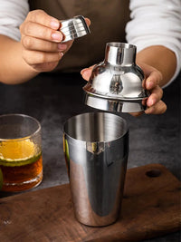 5-Piece Stainless Steel Cocktail Shaker set 700ml Bartender Kit Cocktail Tools Set Cocktail Shaker-Letifly Lights and Decor