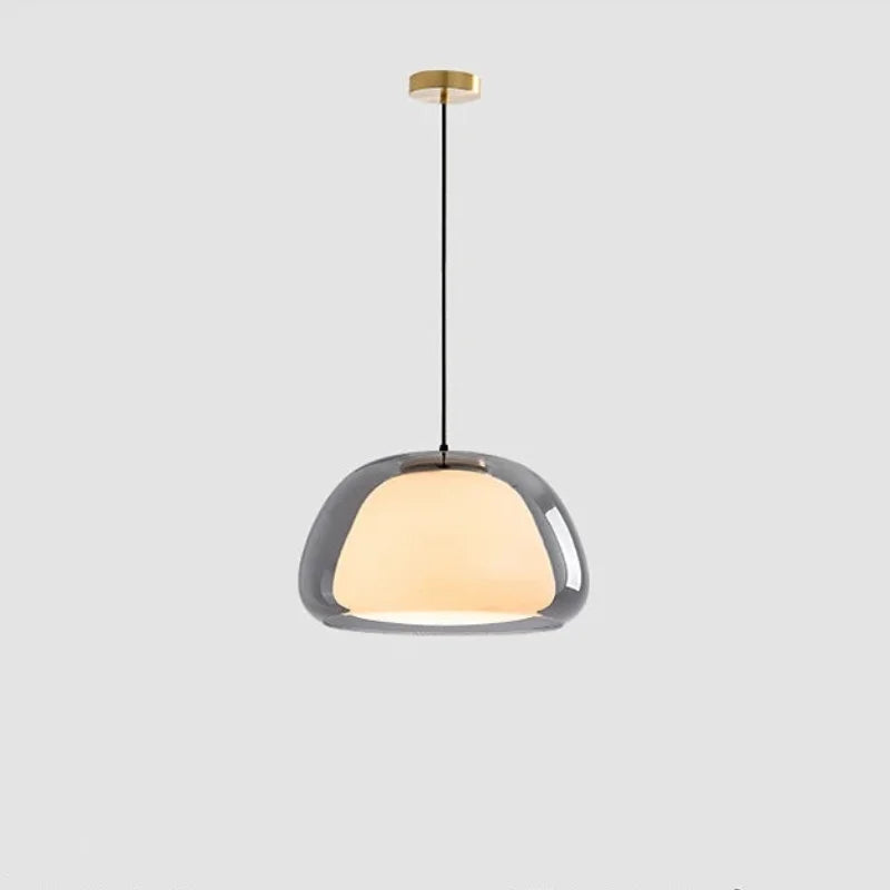 Danish Jelly Glass Lustre Pendant Lights Modern Simple Bedroom Bedside Hanging Lamp Living Room Glass Dining Room Home Decor-Letifly Lights and Decor