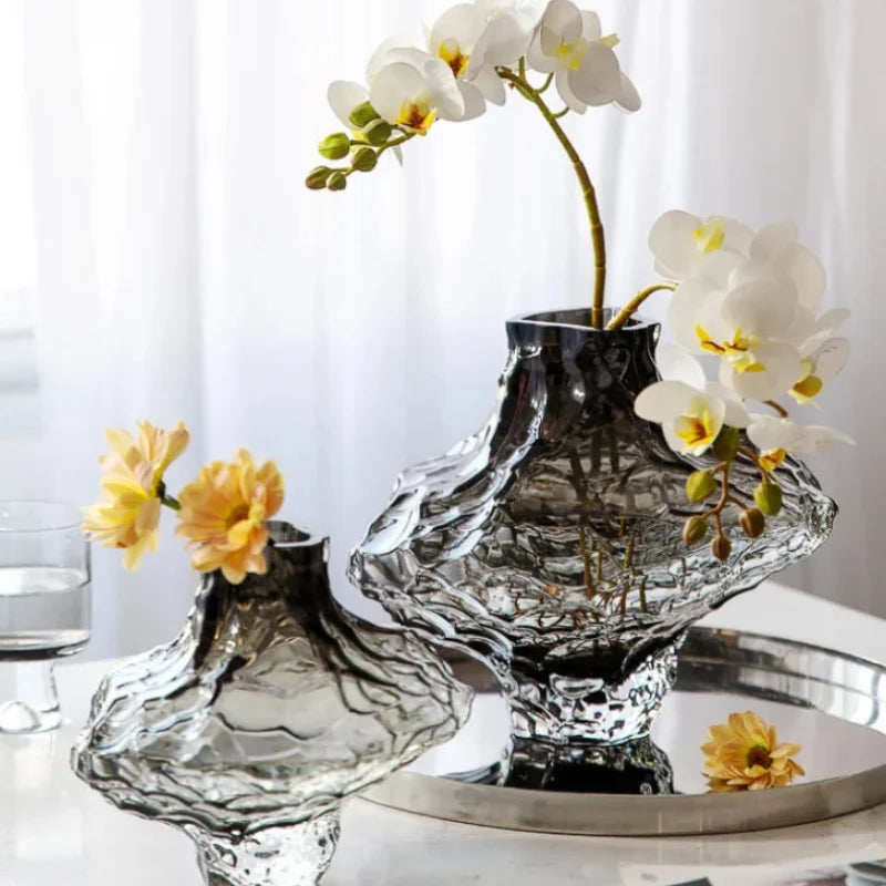 Molten Form Crystal Vase