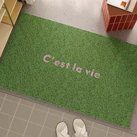 French PVC Doormat Cuttable House Entrance Welcome Mat Rug Carpet Anti Dust Pad Outdoor Aesthetic Home Room Decor-Letifly Lights and Decor