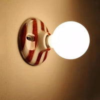 Contemporary Rotro Ceramics Wall Light Lamp Wall Lamp Sconce For Bedroom Living Room Office Indoor Home Decorative Fixture-Letifly Lights and Decor