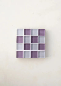 Glass Tile Coaster Drink Mosaic Coaster Square Coaster Colorful Home Decor Housewarming Gift Birthday Gifts-Letifly Lights and Decor