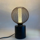 Nordic Simple Wrought Iron Mesh Cover Lamp Metal Cage Dining Bar Counter Light Luxury RN Light Pillar E27 Home Room Decor Indoor-Letifly Lights and Decor