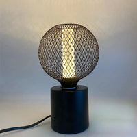 Nordic Simple Wrought Iron Mesh Cover Lamp Metal Cage Dining Bar Counter Light Luxury RN Light Pillar E27 Home Room Decor Indoor-Letifly Lights and Decor
