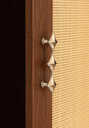 Letifly Lights & Decor - Nova Cabinet Pull - Solid Brass Cabinet Handle Polished Titanium Silver Star Pull Hardware