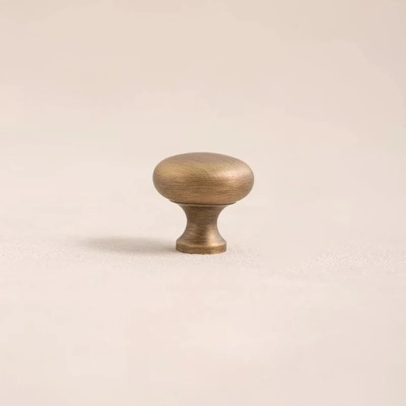 Antique Brass Furniture Handles with Backplate Wardrobe Kitchen Cupboard Cloakroom Bedside Cabinet Handle Bedroom Accessories-Letifly Lights and Decor
