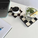 Glass Tile Coaster Drink Mosaic Coaster Square Coaster Colorful Home Decor Housewarming Gift Birthday Gifts-Letifly Lights and Decor
