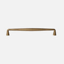 Letifly Lights & Decor - Sutton Brass Cabinet Pull - Slim antique brass cabinet handle with 128 mm mounting pitch