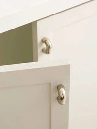 European Minimalist Brass Furniture Handle Cabinet Bar Pulls Bedroom Dresser Bedside Handle Bright Nickel Door Handle Pull-Letifly Lights and Decor
