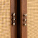 Letifly Lights & Decor - Nova Cabinet Pull - Solid Brass Cabinet Handle Polished Titanium Silver Star Pull Hardware