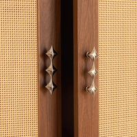 Letifly Lights & Decor - Nova Cabinet Pull - Solid Brass Cabinet Handle Polished Titanium Silver Star Pull Hardware