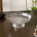 Hammered Glass Fruit Bowl