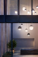 Modern Creative Colored Glass Ball LED Chandelier Restaurant Living Room Bedroom Hotel Art Pendant Lamp Home Decor Light Fixture-Letifly Lights and Decor