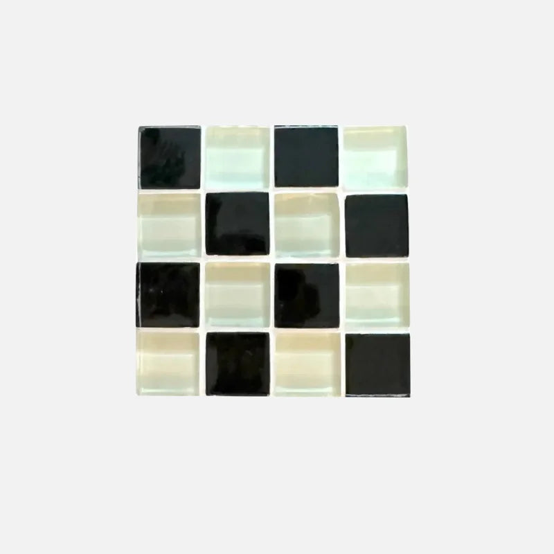 Glass Tile Coaster Drink Mosaic Coaster Square Coaster Colorful Home Decor Housewarming Gift Birthday Gifts-Letifly Lights and Decor