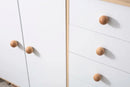 Ball Knob Drawer Pulls Natural Walnut / Ash / Beech Decor Ball Kitchen Cabinet Handles Simple Wooden Furniture Hardware-Letifly Lights and Decor