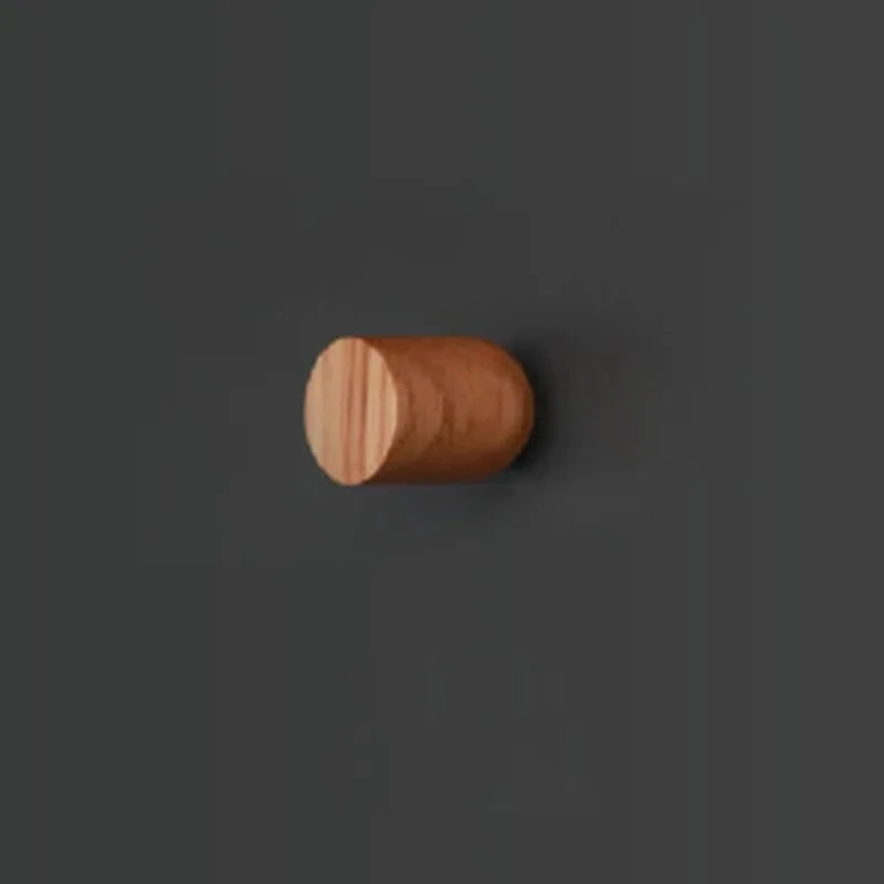 Wood Round Pull Knobs Natural Wooden Dresser Drawer Wardrobe Handle and Knobs For Cabinet Handle Furniture Hardware-Letifly Lights and Decor