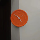 Ins Quiet Wall Clock 8inch Non-Ticking Punch-Free Corner Wall Clock Wall Decor Bedroom Technology Luxury Art Home Decoration-Letifly Lights and Decor