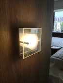 Medieval Bauhaus Glass Wall Lamps Corridor Aisle Lamp LED Retro Industrial Style Living Room Porch Bedroom Bedside Wall Lights-Letifly Lights and Decor