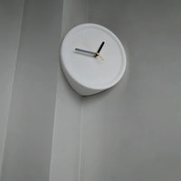 Ins Quiet Wall Clock 8inch Non-Ticking Punch-Free Corner Wall Clock Wall Decor Bedroom Technology Luxury Art Home Decoration-Letifly Lights and Decor