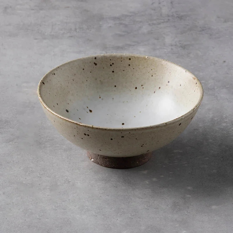 KINGLANG Hand Made Rice bowl Household ceramic bowl Japanese cutlery creative bowl individual eat rice bowl-Letifly Lights and Decor