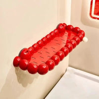 Plastic Cloud Suction Cup Storage Rack Punch Free Large Capacity Cosmetics Storage Rack Space Saving Removable-Letifly Lights and Decor
