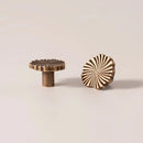 SBrass Cabinet Pulls Cup Flat Vintage Drawer Pulls Kitchen Cupboard Bathroom Dresser Cabinet Knob Hardware Antique Brass Handles-Letifly Lights and Decor