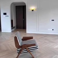 Modern glass wall lamp with black triangular mount ambient hallway lighting