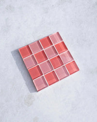 Glass Tile Coaster Drink Mosaic Coaster Square Coaster Colorful Home Decor Housewarming Gift Birthday Gifts-Letifly Lights and Decor