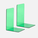 Acrylic bookends colorful modern L-shaped desk organizer