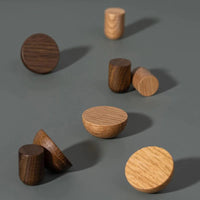 Wood Round Pull Knobs Natural Wooden Dresser Drawer Wardrobe Handle and Knobs For Cabinet Handle Furniture Hardware-Letifly Lights and Decor