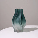 Luxury Nordic Minimalist Style Frosting Glass Vase Classic Home Living Room Decoration Stand For Flowers Decorative Vases Modern-Letifly Lights and Decor
