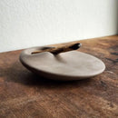 Palo Santo ceramic holder matte sculpted modern incense tray minimalist for smudge stick sage bundles