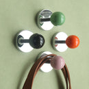 Ceramic Ball Wall Mounted Hook Towel Hooks For Bathroom Clothes Coat Hanger Punch/No Punch Dual Purpose Bedroom Door Hooks Diy-Letifly Lights and Decor