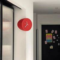 Ins Quiet Wall Clock 8inch Non-Ticking Punch-Free Corner Wall Clock Wall Decor Bedroom Technology Luxury Art Home Decoration-Letifly Lights and Decor