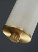 Modern Copper Light Luxury Pendant Lamp Marble Bedside Bedroom Hotel Dining Room Kitchen Stone Hallway Hanging Lighting Led-Letifly Lights and Decor