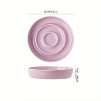 Ceramic Cat Slow Food Bowl for Small Dogs Anti-Choking Pet Supply Dishwasher Safe Dog Bowls for Water And Food-Letifly Lights and Decor